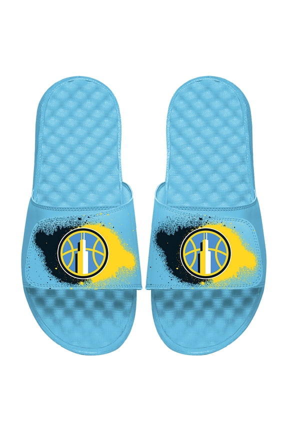 Unisex ISlide Chicago Sky Spray Paint Slide Sandals
