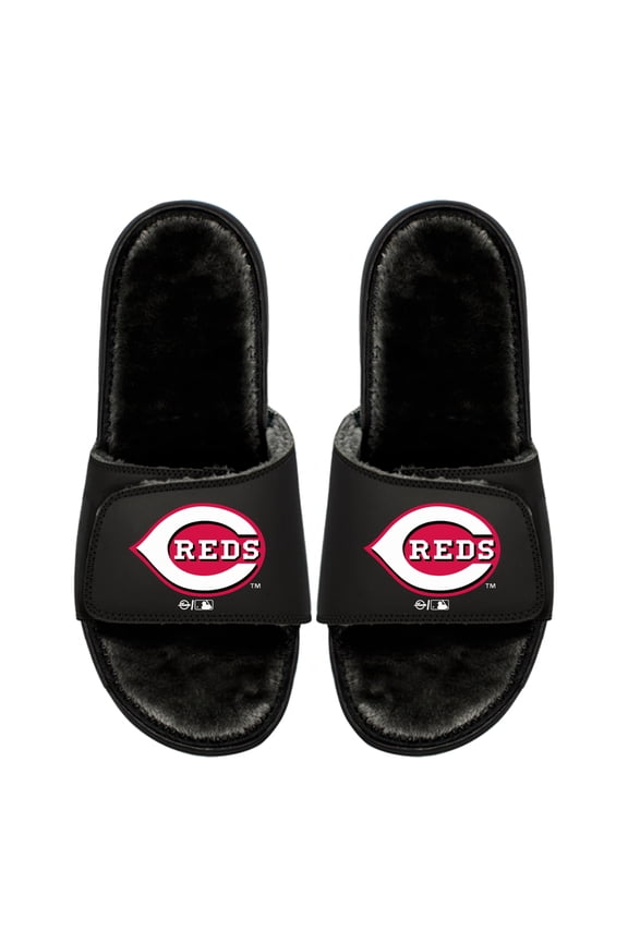 Unisex ISlide  Cincinnati Reds Logo Fur Slide Sandals
