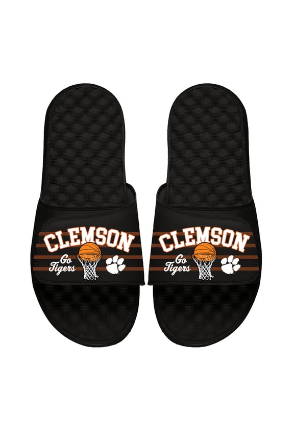 Unisex-ISlide  Clemson Tigers Collage Basketball Slide Sandals
