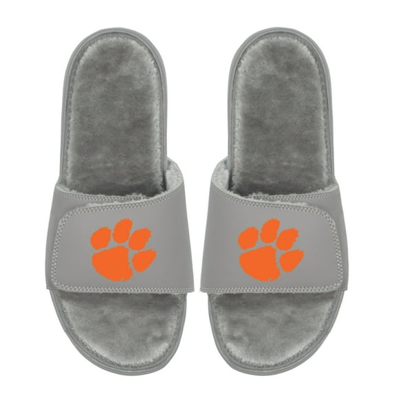 Unisex ISlide Clemson Tigers Logo Fur Slide Sandals