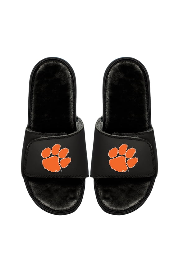 Unisex ISlide  Clemson Tigers Logo Fur Slide Sandals