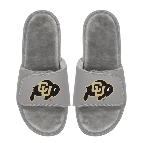 Unisex ISlide  Colorado Buffaloes Logo Fur Slide Sandals