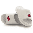 thumbnail image 1 of Unisex ISlide Cream Arkansas Razorbacks Tonal Pop Motive Slide Sandals, 1 of 5