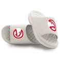 thumbnail image 1 of Unisex ISlide Cream Atlanta Hawks Primary Motive Slide Sandals, 1 of 5