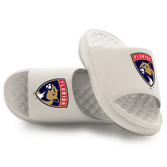 Unisex ISlide Cream Florida Panthers Primary Motive Slide Sandals