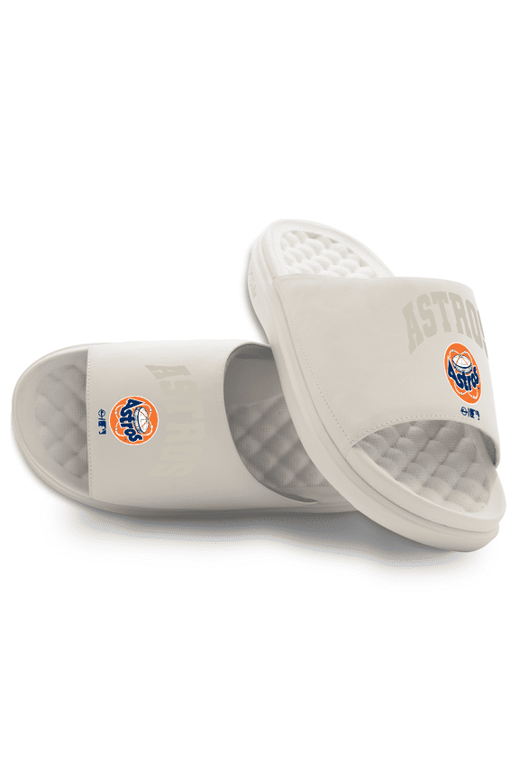 Unisex ISlide Cream Houston Astros Tonal Pop Motive Slide Sandals