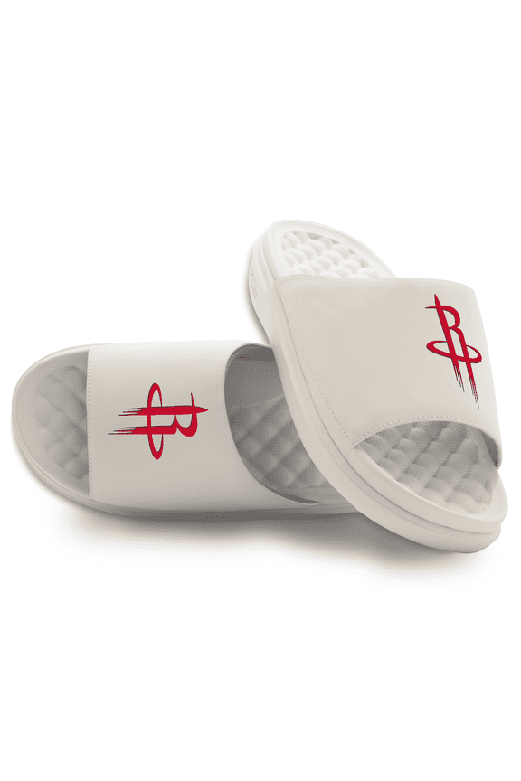 Unisex ISlide Cream Houston Rockets Primary Motive Slide Sandals
