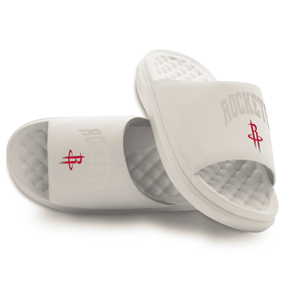 Unisex ISlide Cream Houston Rockets Tonal Pop Motive Slide Sandals