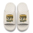 thumbnail image 1 of Unisex ISlide Cream Indiana Pacers 2025 Eastern Conference Champions Motive Slide Sandals, 1 of 5