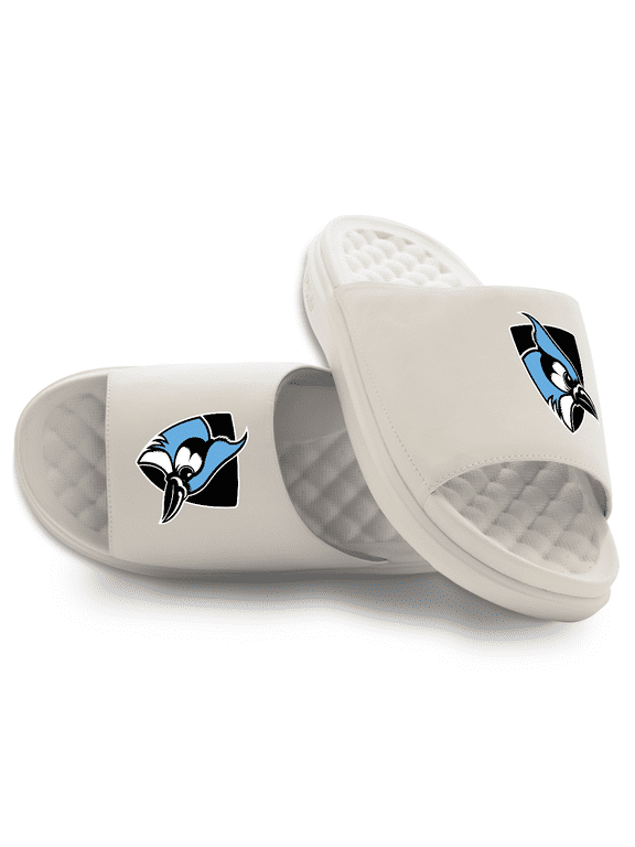 Unisex ISlide Cream Johns Hopkins Blue Jays Primary Motive Slide Sandals