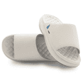 thumbnail image 1 of Unisex ISlide Cream Los Angeles Dodgers Minimalistic Motive Slide Sandals, 1 of 5