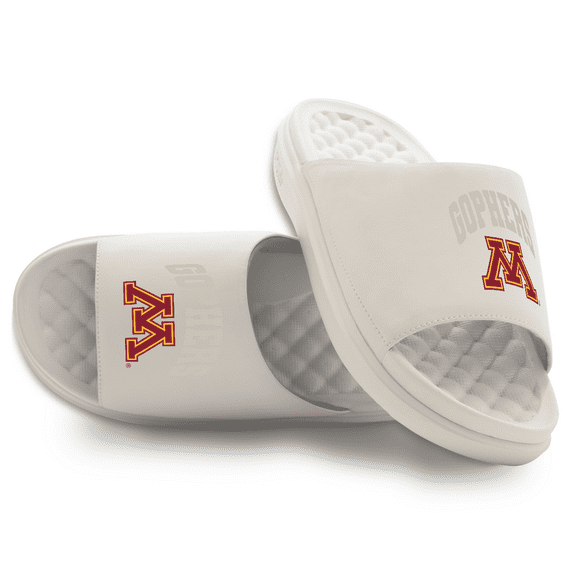Unisex ISlide Cream Minnesota Golden Gophers Tonal Pop Motive Slide Sandals