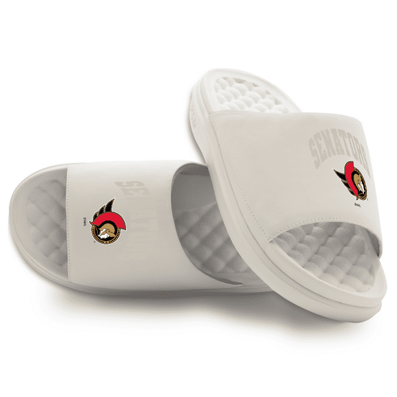 Unisex ISlide Cream Ottawa Senators Tonal Pop Motive Slide Sandals