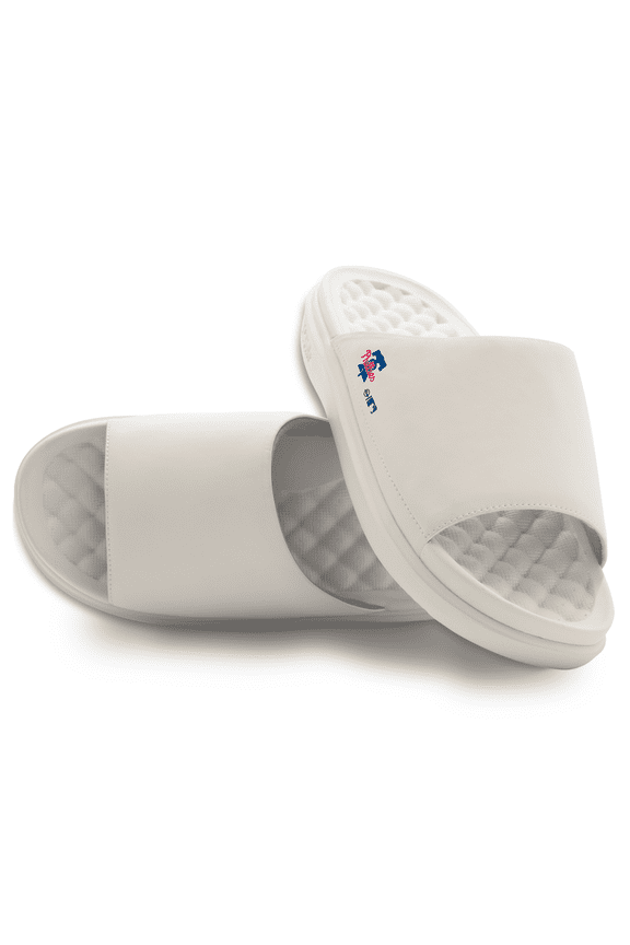 Unisex ISlide Cream Philadelphia Phillies Minimalistic Motive Slide Sandals
