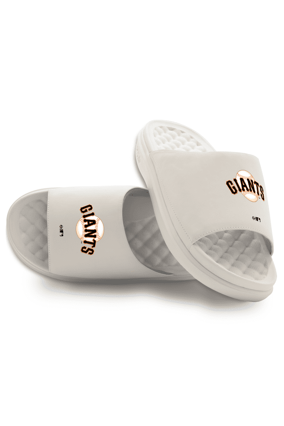Unisex ISlide Cream San Francisco Giants Primary Motive Slide Sandals