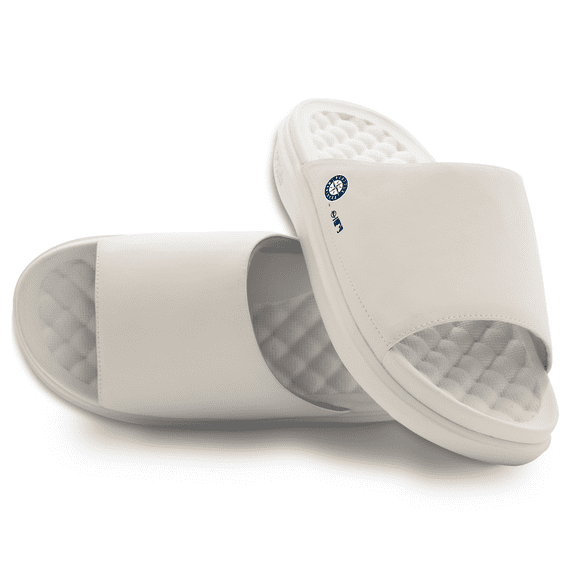 Unisex ISlide Cream Seattle Mariners Minimalistic Motive Slide Sandals