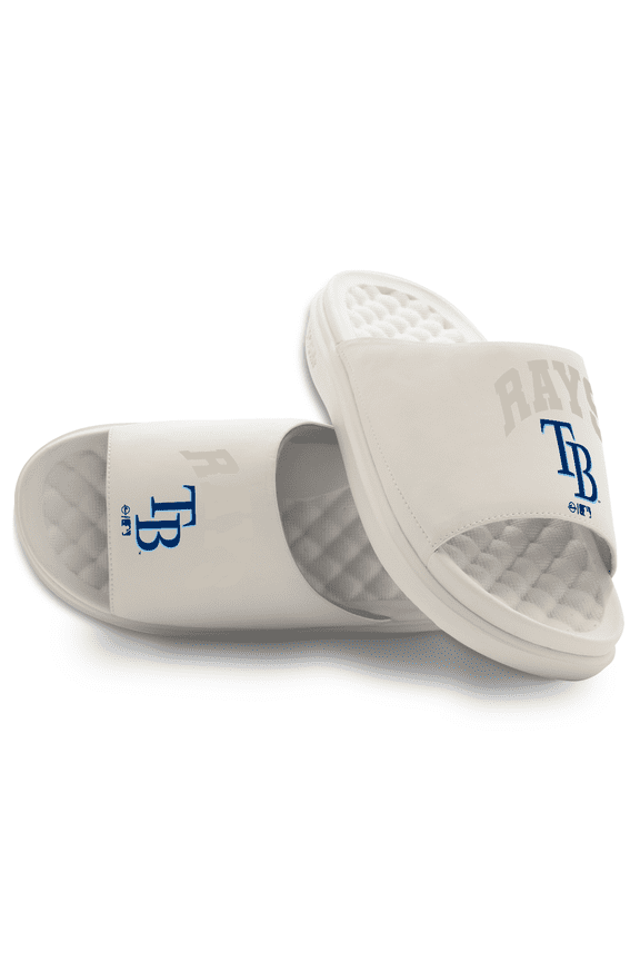 Unisex ISlide Cream Tampa Bay Rays Tonal Pop Motive Slide Sandals