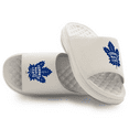 thumbnail image 1 of Unisex ISlide Cream Toronto Maple Leafs Primary Motive Slide Sandals, 1 of 5