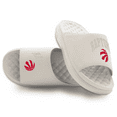 thumbnail image 1 of Unisex ISlide Cream Toronto Raptors Tonal Pop Motive Slide Sandals, 1 of 5