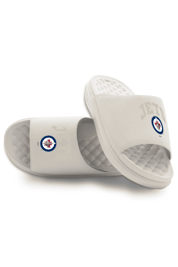 Unisex ISlide Cream Winnipeg Jets Tonal Pop Motive Slide Sandals