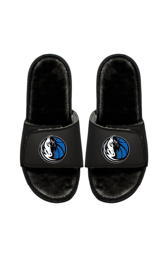 Unisex ISlide Dallas Mavericks Logo Fur Slide Sandals