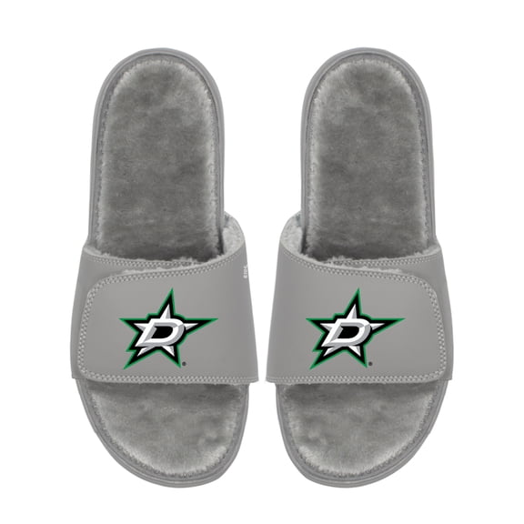 Unisex ISlide  Dallas Stars Logo Fur Slide Sandals