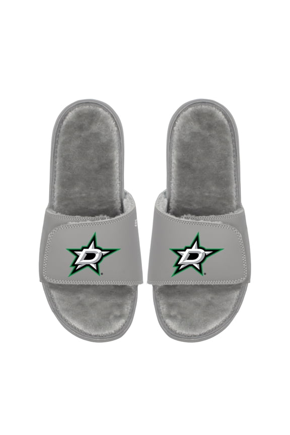 Unisex ISlide  Dallas Stars Logo Fur Slide Sandals