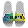 thumbnail image 1 of Unisex ISlide Dennis Rodman White Chicago Bulls Retired Player Jersey Slide Sandals, 1 of 1