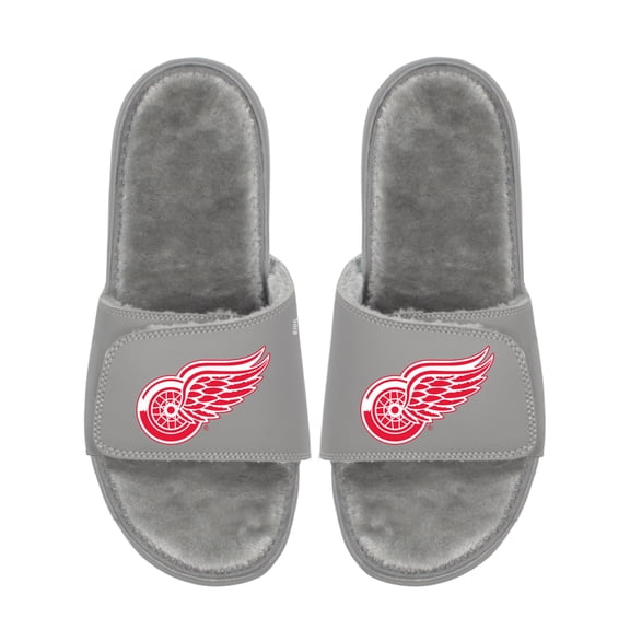 Unisex ISlide Detroit Red Wings Logo Fur Slide Sandals