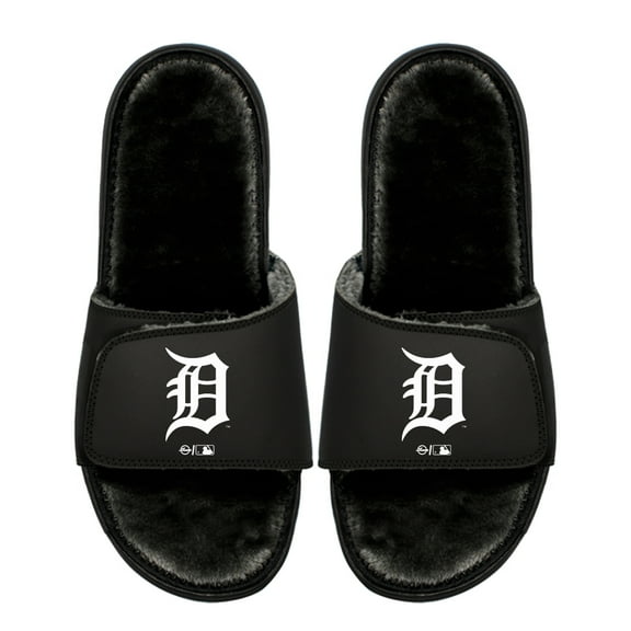 Unisex ISlide Detroit Tigers Logo Fur Slide Sandals