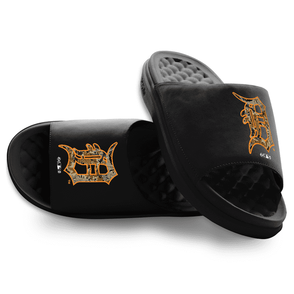 Unisex ISlide Detroit Tigers RealTree Clipping Mask Motive Slide Sandals