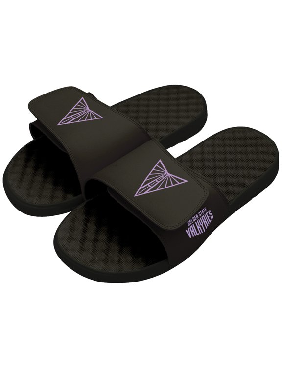 Unisex ISlide Eclipse Black Golden State Valkyries Primary Logo Slide Sandals