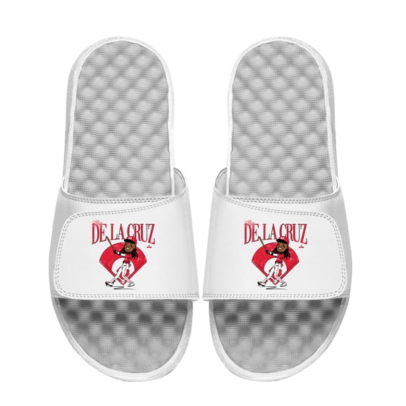 Unisex ISlide Elly De La Cruz Cincinnati Reds Player Caricature Slide Sandals