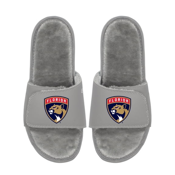 Unisex ISlide  Florida Panthers Logo Fur Slide Sandals