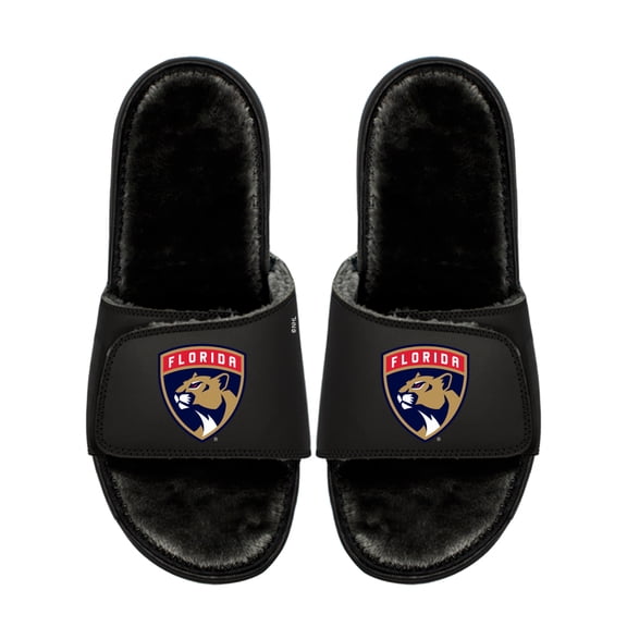 Unisex ISlide  Florida Panthers Logo Fur Slide Sandals