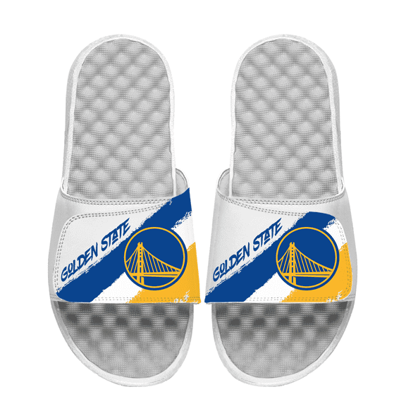 Unisex ISlide Golden State Warriors Paint Stripes Slide Sandals