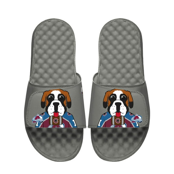 Unisex ISlide  Gray Colorado Avalanche Team Mascot Slide Sandals