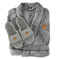 thumbnail image 1 of Unisex ISlide  Gray New York Knicks Faux Fur Slide Sandals & Robe Bundle, 1 of 1