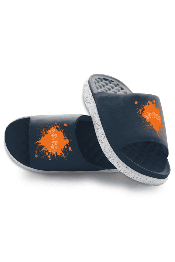 Unisex ISlide Houston Astros Centered Logo Splat Motive Slide Sandals