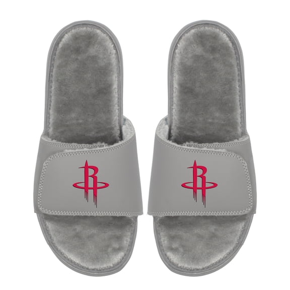 Unisex ISlide Houston Rockets Logo Fur Slide Sandals