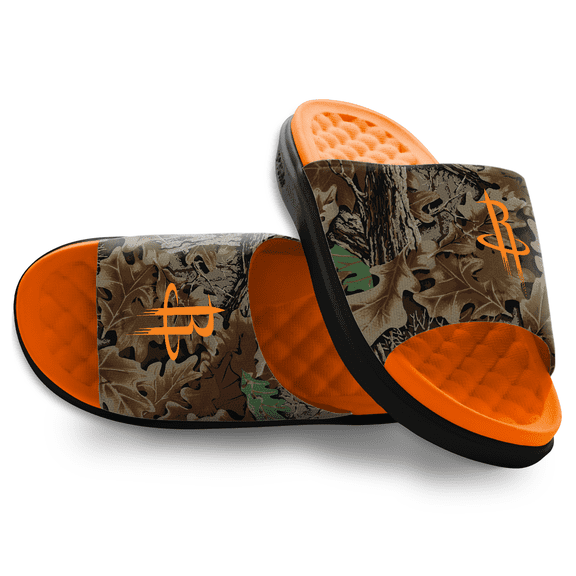Unisex ISlide Houston Rockets RealTree Advantage Camo Motive Slide Sandals