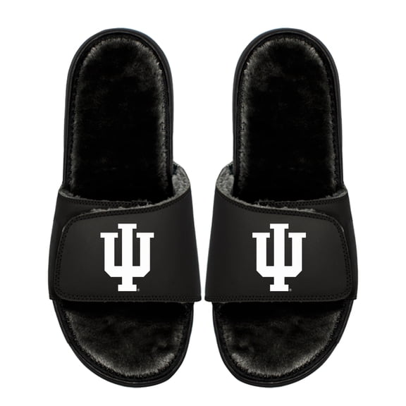 Unisex ISlide Indiana Hoosiers Logo Fur Slide Sandals