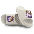 thumbnail image 1 of Unisex ISlide Ja'Marr Chase Cream LSU Tigers Collage Motive Slide Sandals, 1 of 5