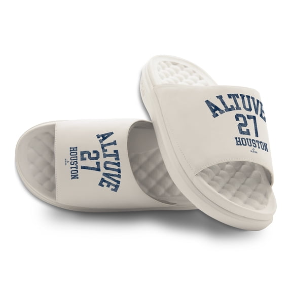 Unisex ISlide Jose Altuve Name & Number Stack Motive Slide Sandals