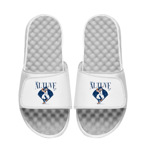Unisex ISlide Jose Altuve Houston Astros Player Caricature Slide Sandals