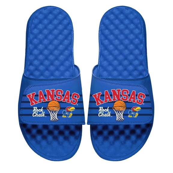 Unisex-ISlide Kansas Jayhawks Collage Basketball Slide Sandals