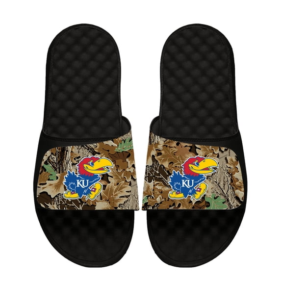 Unisex ISlide Kansas Jayhawks RealTree Slide Sandals