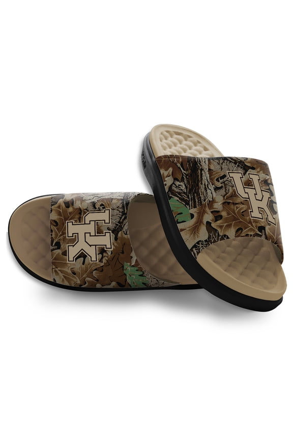 Unisex ISlide Kentucky Wildcats RealTree Advantage Camo Motive Slide Sandals