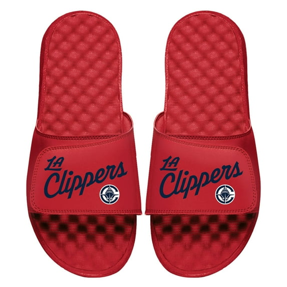 Unisex ISlide LA Clippers Combo Logo Slide Sandals