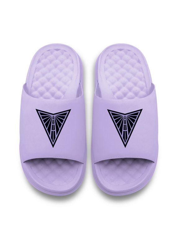 Unisex ISlide Lavender Golden State Valkyries Bubble Motive Slide Sandals